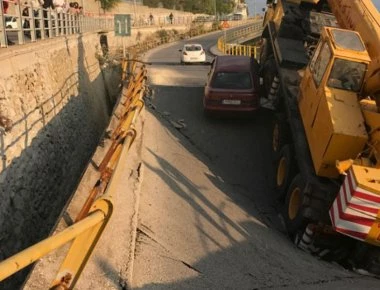 Η Νοτοπούλου έκανε την αυτοψία στη γέφυρα που κατέρρευσε στην Καβάλα